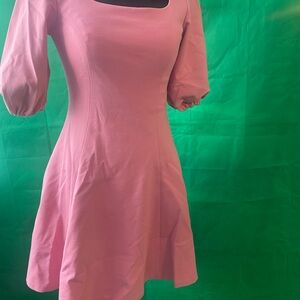 Kate Spade Ponte Puff Sleeve Fit/Flare Dress XS